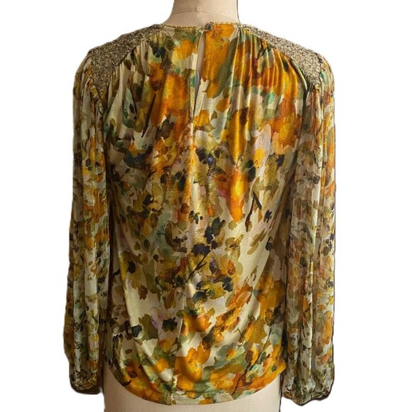 NWT Anthropologie Bl-nk London Sequin Tunic Top Blouse Anthropologie - Picture 6 of 16